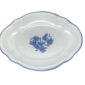 Lot of 3 VTG  Pfaltzgraff Yorktowne 8¼” Oval Scalloped/Ruffled Relish Tray Dish